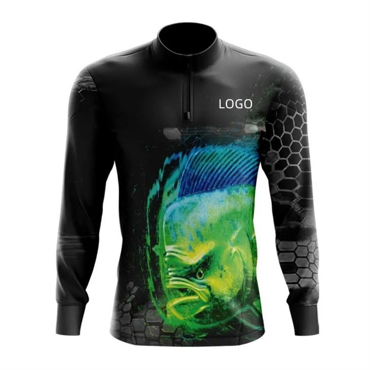 کسٹم سپلائر آؤٹ ڈور کیمپنگ Upf 50 فوری خشک لمبی بازو فشنگ شرٹ