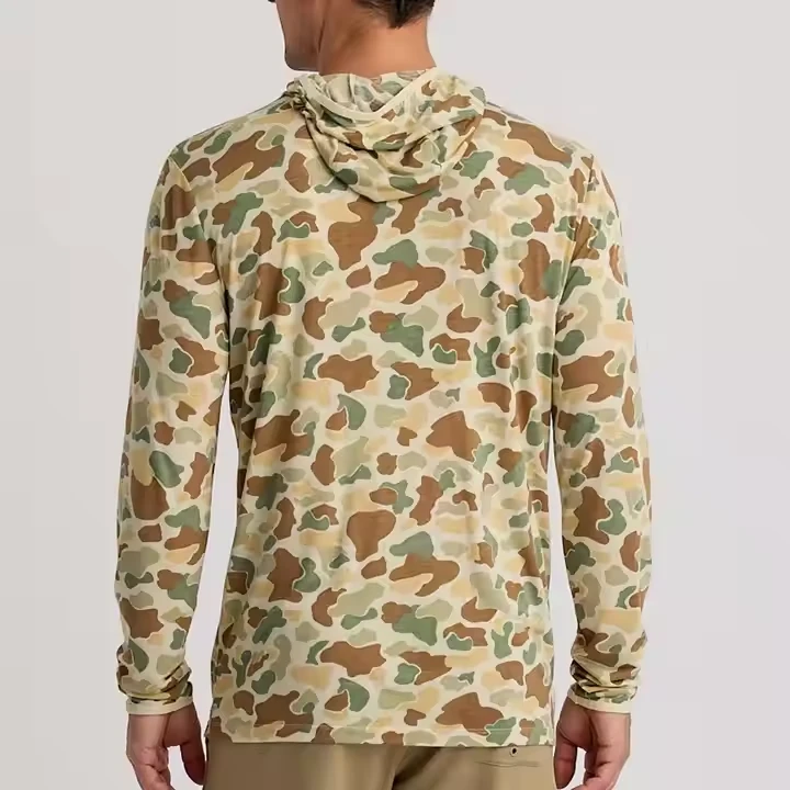Mens Hooded Fishing Shirt